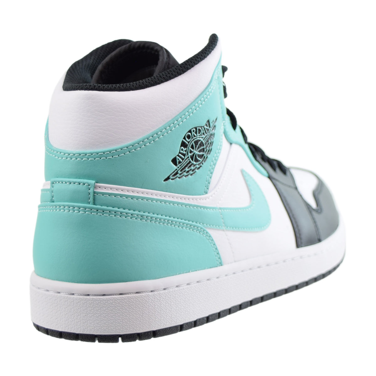 Jordan 1 Mid Men's Shoes White-Black-Tropical Twist
