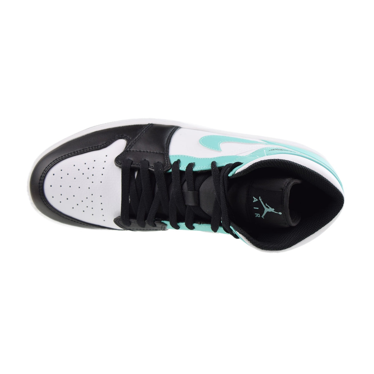 Jordan 1 Mid Men's Shoes White-Black-Tropical Twist