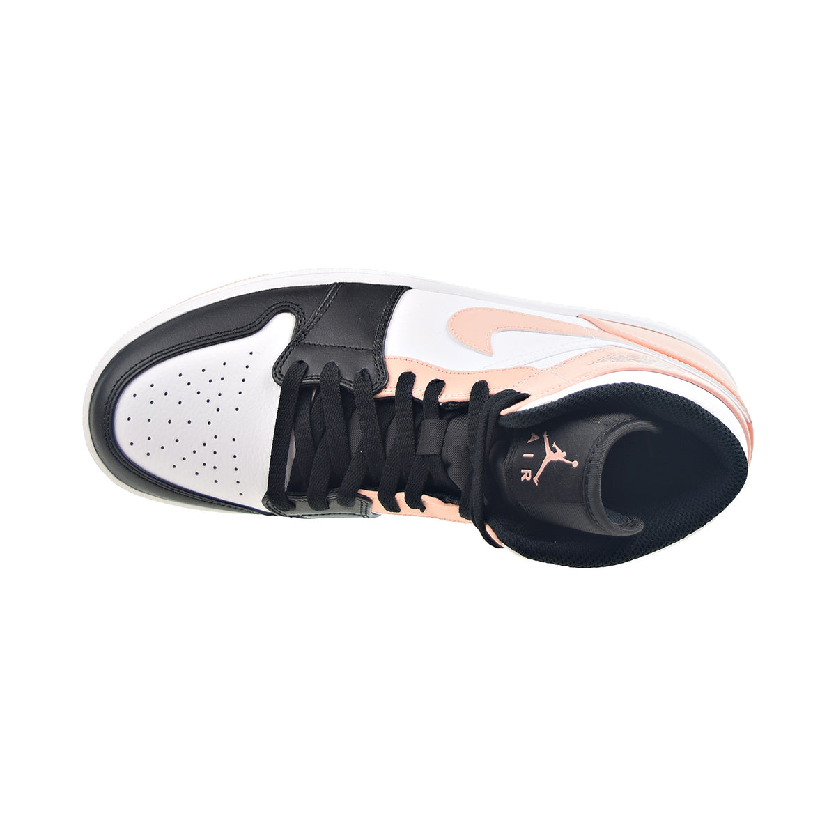 Air Jordan 1 Mid "Crimson Tint" Men's Shoes White-Arctic Orange-Black