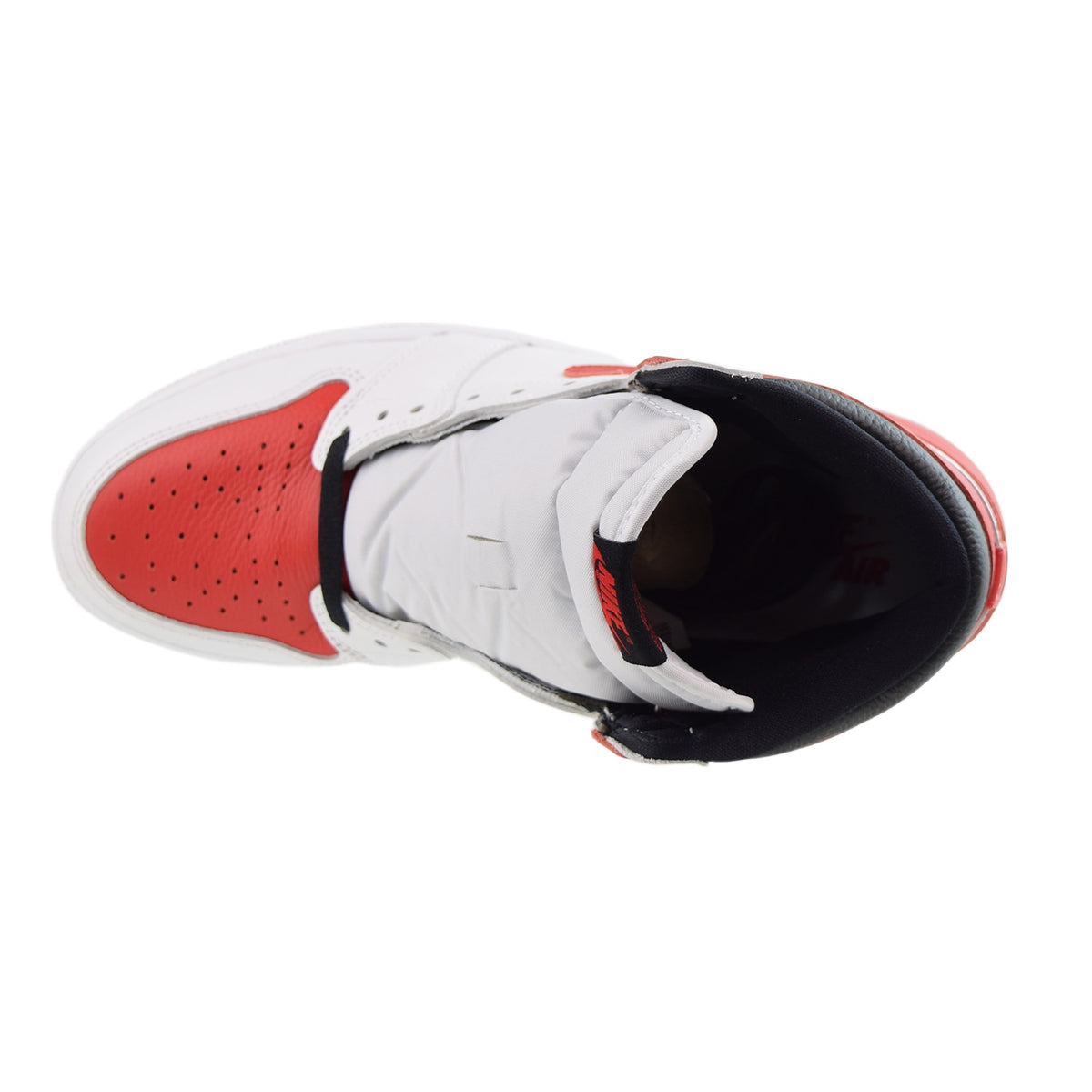 Jordan 1 Retro High Men's Shoes White-University Red-Black