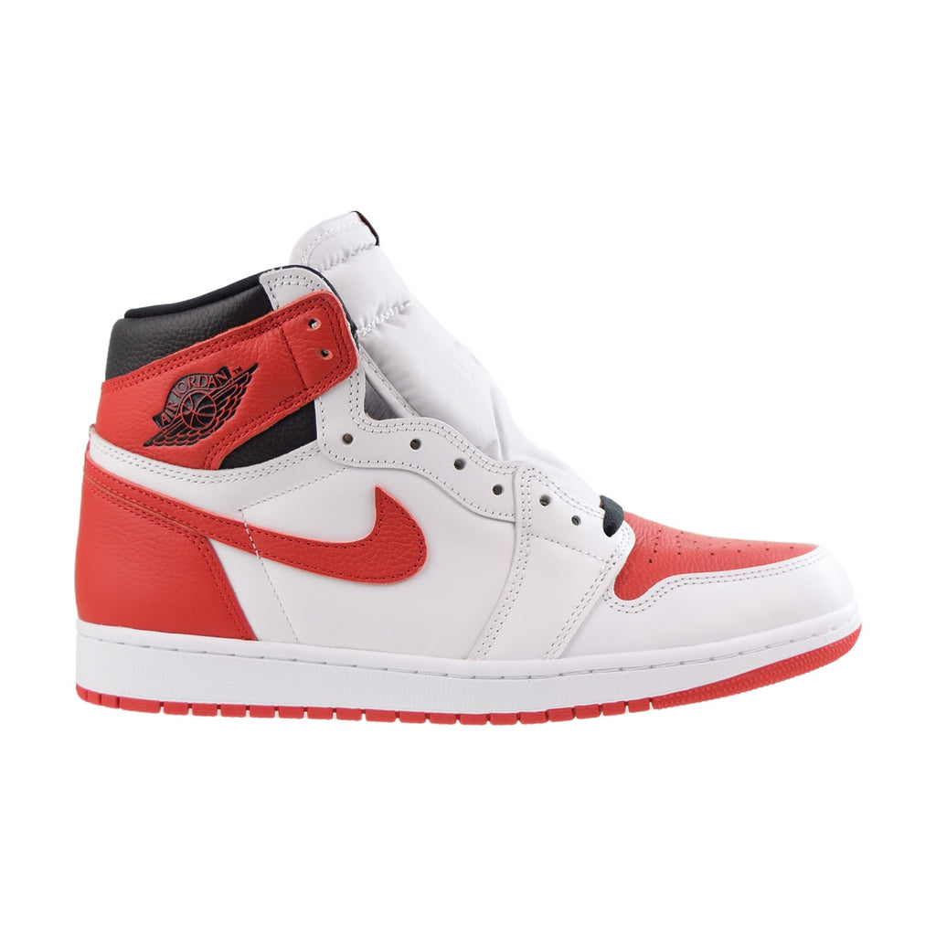Jordan 1 Retro High Men's Shoes White-University Red-Black