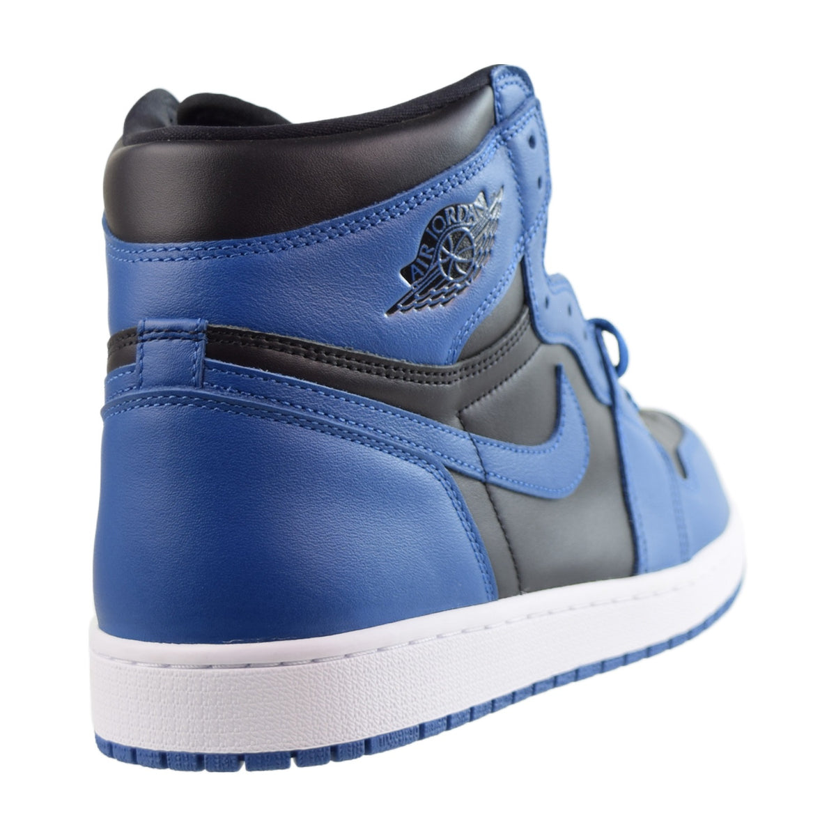 Jordan 1 Retro High Men's Shoes Dark Marina Blue-Black-White