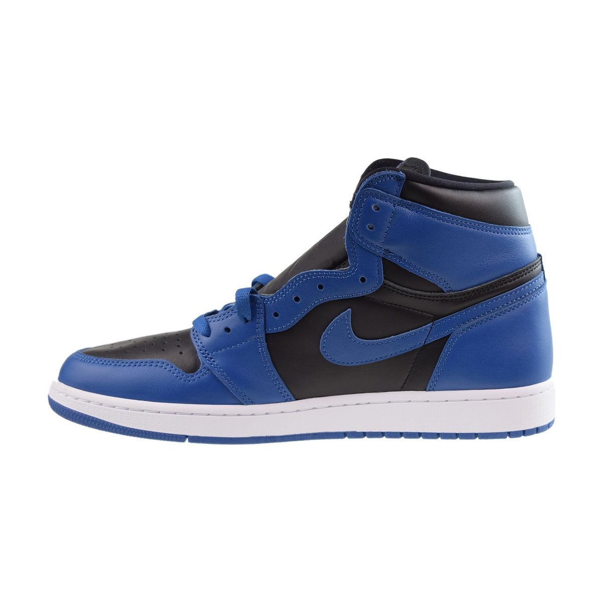 Jordan 1 Retro High Men's Shoes Dark Marina Blue-Black-White
