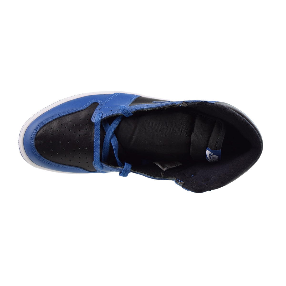 Jordan 1 Retro High Men's Shoes Dark Marina Blue-Black-White