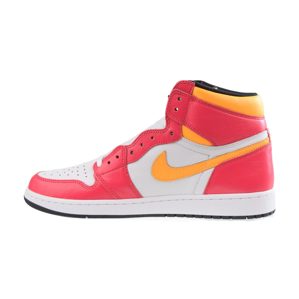 Jordan 1 Retro High Men's Shoes Light Fusion Red-White-Laser