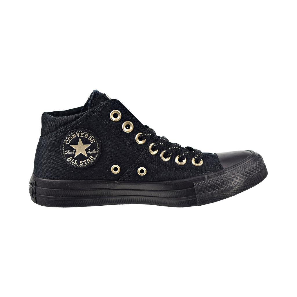 Converse Chuck Taylor All Star Madison Mid Women's Shoes Black-Gold