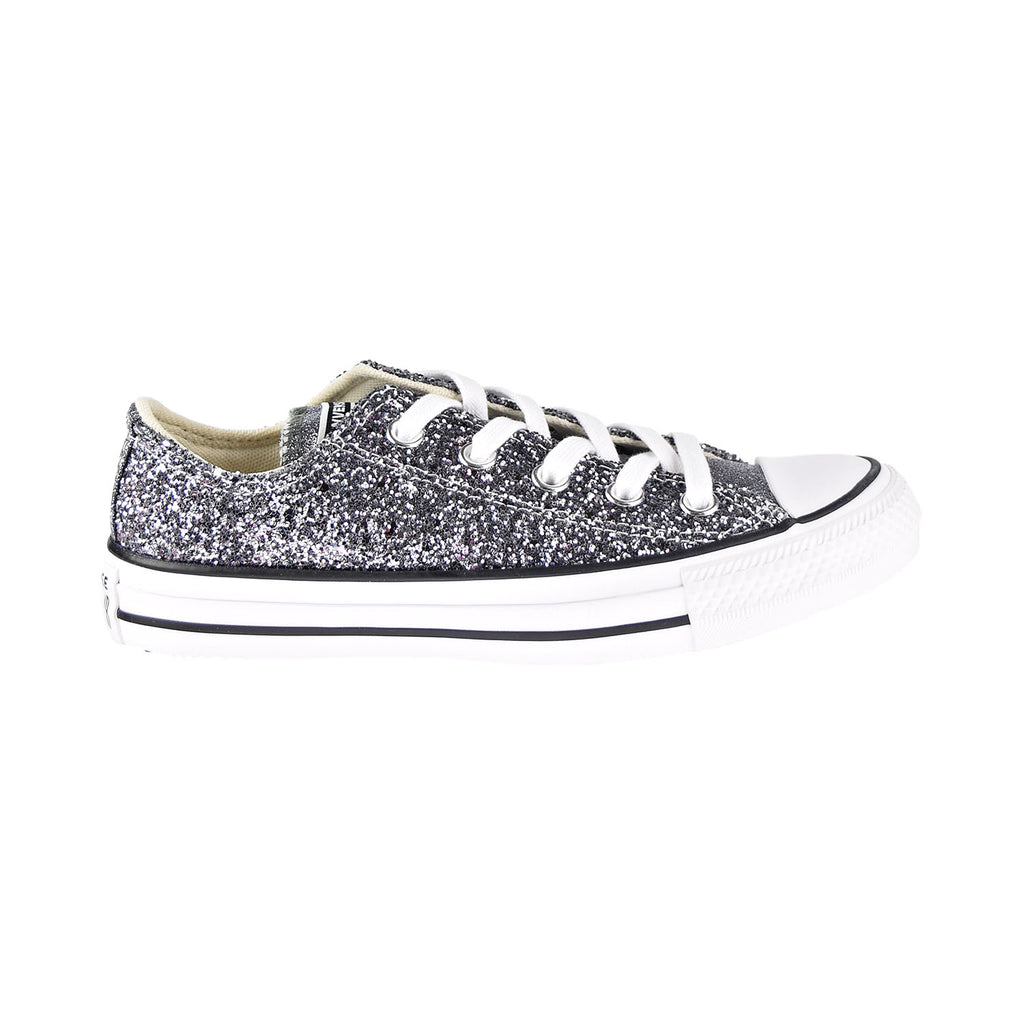 Converse Chuck Taylor All Star Ox Glitter Women's Shoes Silver-Black-White