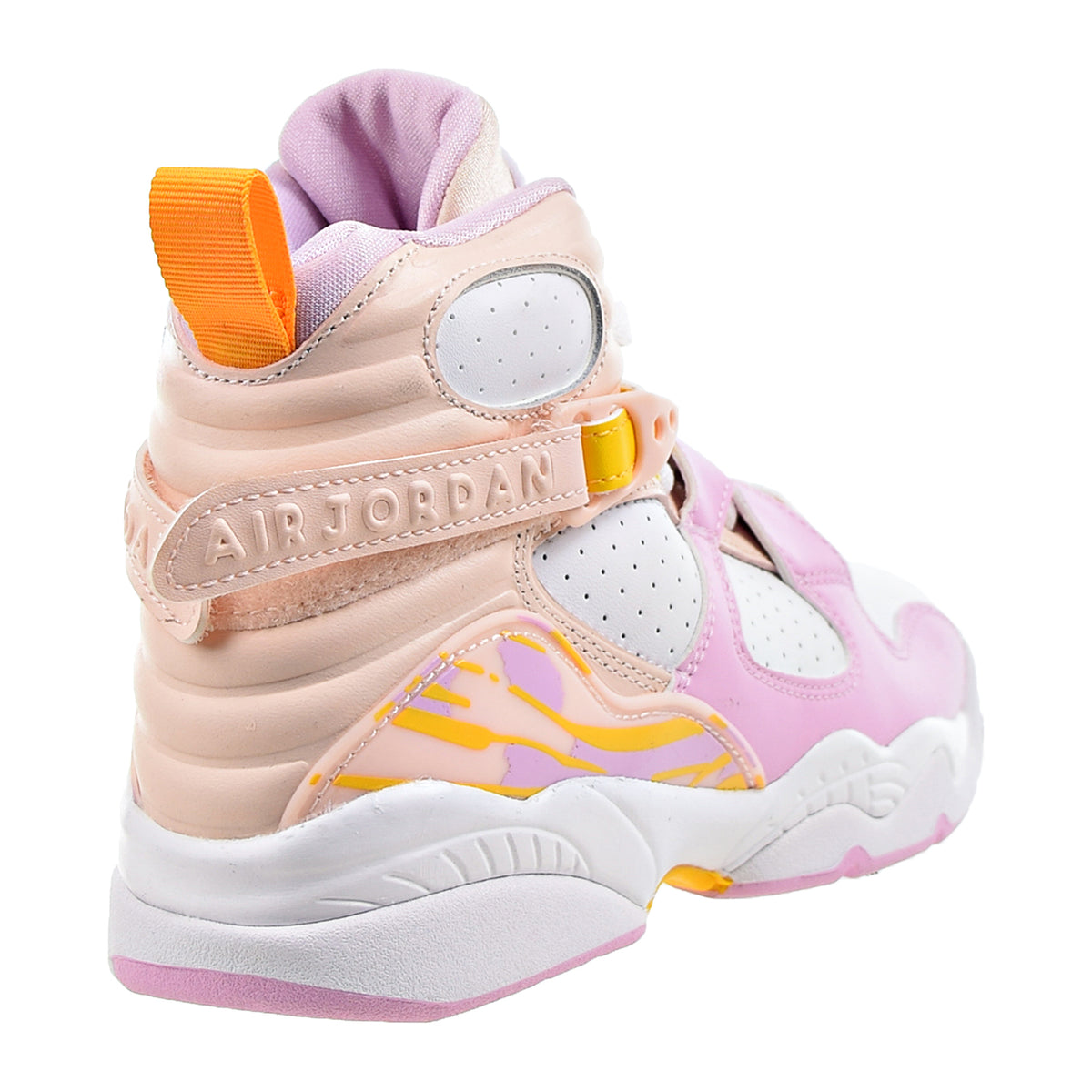 Air Jordan 8 Retro (GS) "Arctic Punch" Big Kids' Shoes Orange Pearl-Light Pink