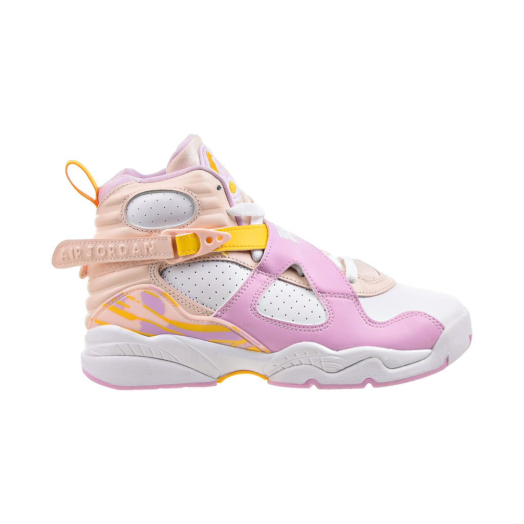 Air Jordan 8 Retro (GS) "Arctic Punch" Big Kids' Shoes Orange Pearl-Light Pink