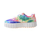 Fila Sandblast Low Tie Dye Women's Shoes Multi Color-White