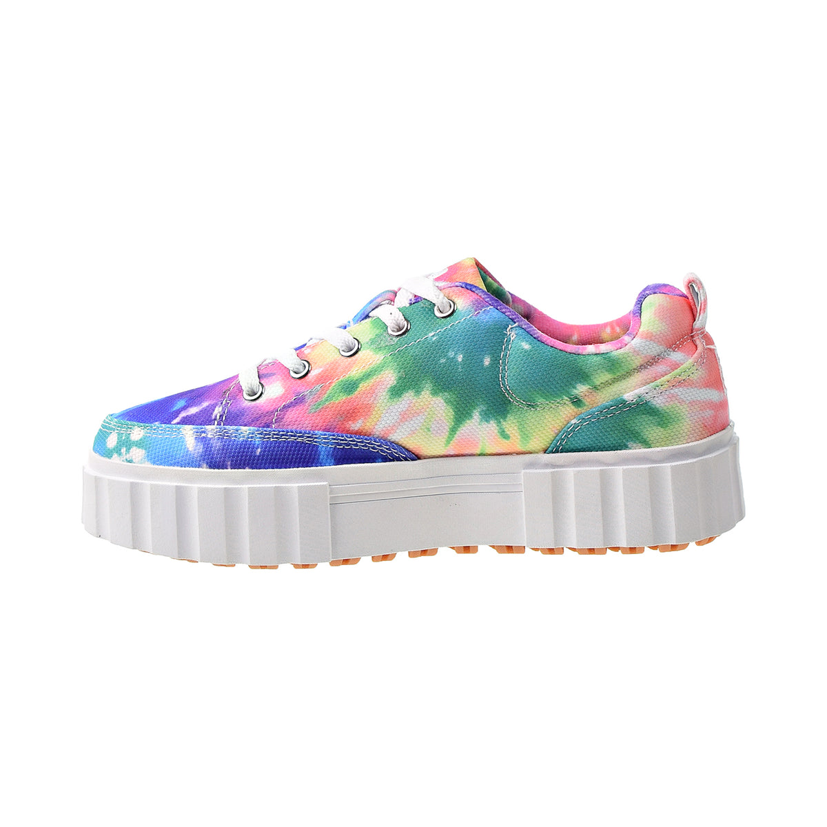 Fila Sandblast Low Tie Dye Women's Shoes Multi Color-White