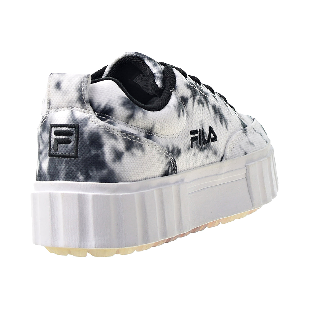 Fila Sandblast Low Dark Tie Dye Women's Shoes Black-White