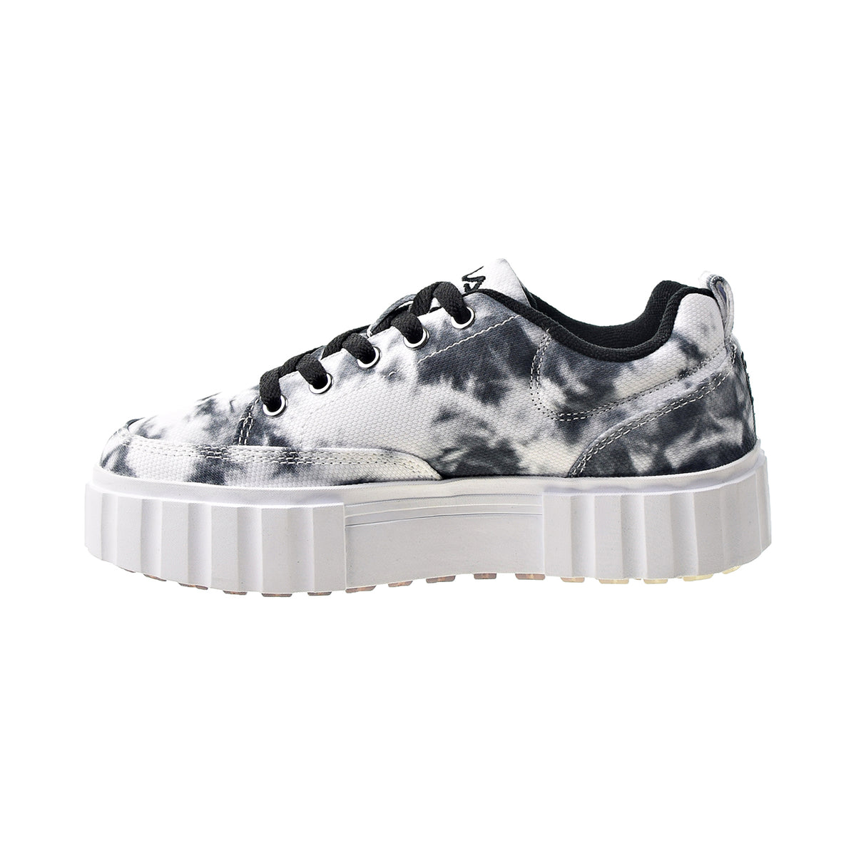 Fila Sandblast Low Dark Tie Dye Women's Shoes Black-White