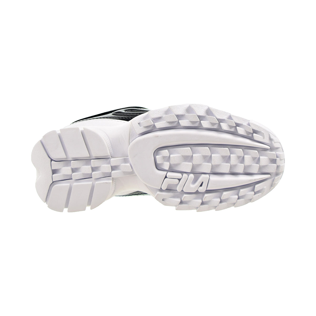 Fila Disruptor II Premium Patent Women's Shoes Black-White