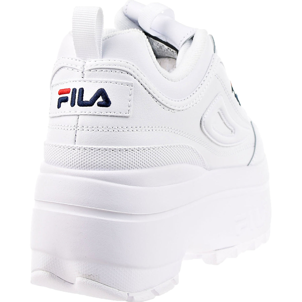 Fila Disruptor II Wedge Women's Shoes White-Navy-Red