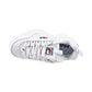 Fila Disruptor II Wedge Women's Shoes White-Navy-Red