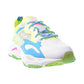 Fila Ray Tracer Lite Women's Shoes Safety Yellow-Green Gecko-Blue Atoll