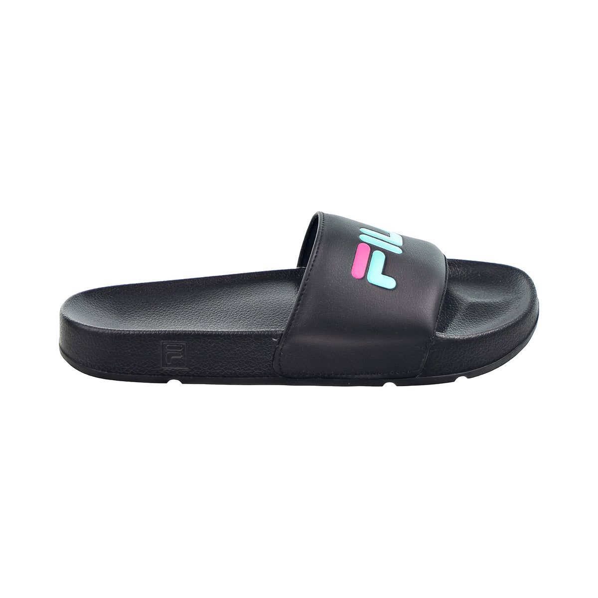 Fila Drifter Women's Slide Sandals Black-Cockatoo-Magenta