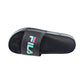 Fila Drifter Women's Slide Sandals Black-Cockatoo-Magenta