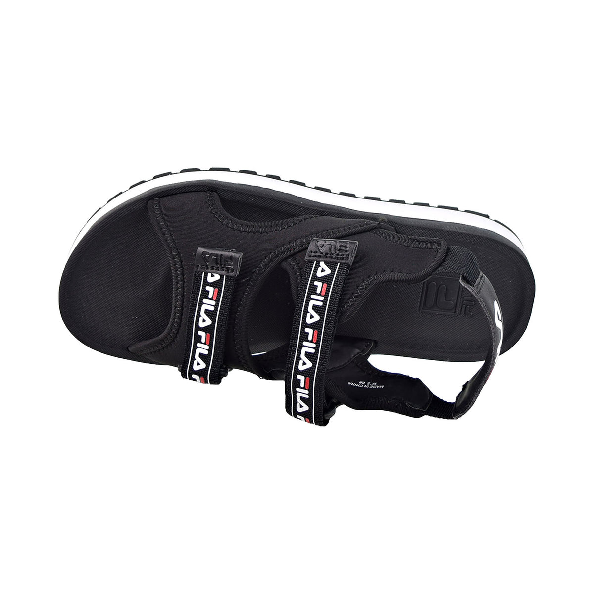 Fila Women's Spot EVA Sandals Black-Red-White