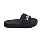 Fila Fuzzy Drifter Women's Slide Sandals Black-Red-White