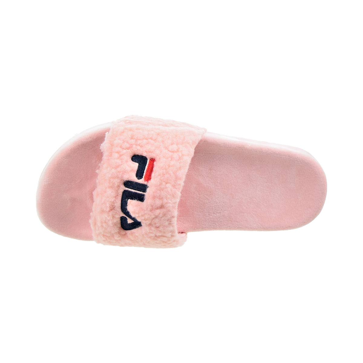 Fila Fuzzy Drifter Women's Slide Sandals Pink-Navy-Red