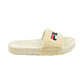Fila Fuzzy Drifter Women's Slide Sandals Cream-Navy-Red