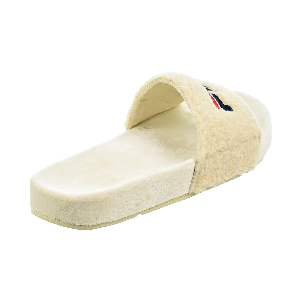 Fila Fuzzy Drifter Women's Slide Sandals Cream-Navy-Red