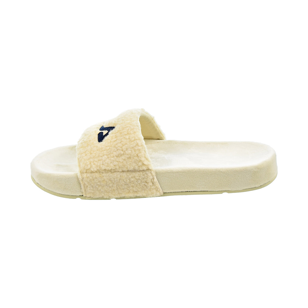 Fila Fuzzy Drifter Women's Slide Sandals Cream-Navy-Red