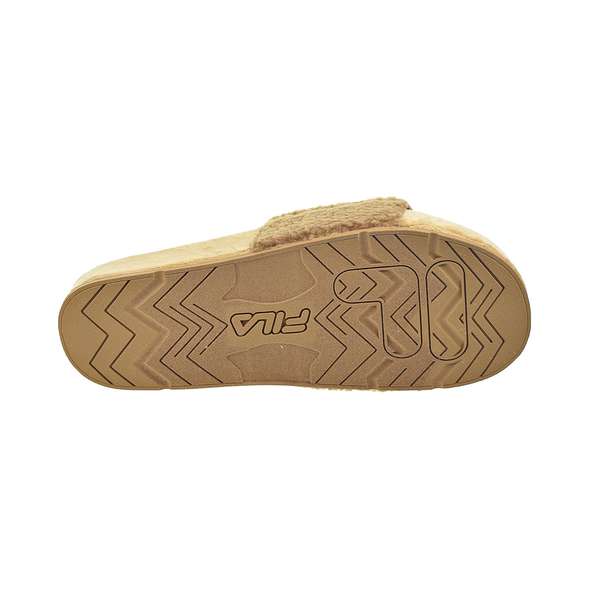 Fila Fuzzy Drifter Women's Slide Sandals Beige-Navy-Red