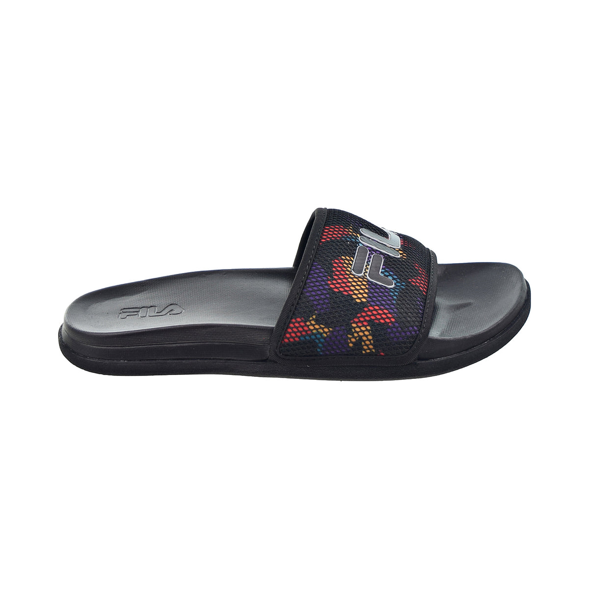 Fila Drifter Lux 90s Women's Slide Sandals Black-Old Gold-Capri Breeze