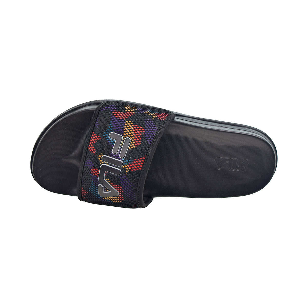 Fila Drifter Lux 90s Women's Slide Sandals Black-Old Gold-Capri Breeze