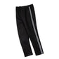 Paper Planes Kingston Crochet Stripe Men's Track Pant Black