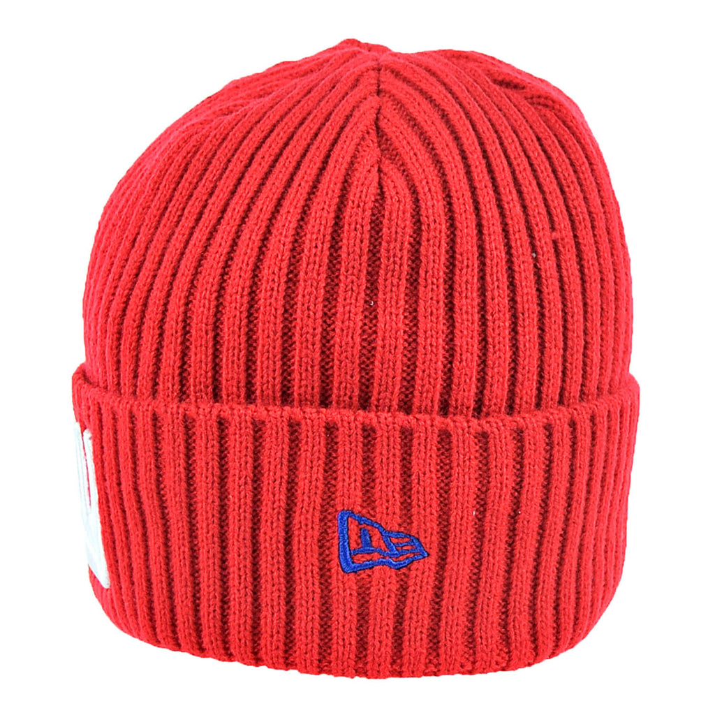 Men's New Era Red York Giants Core Classic Cuffed Knit Hat