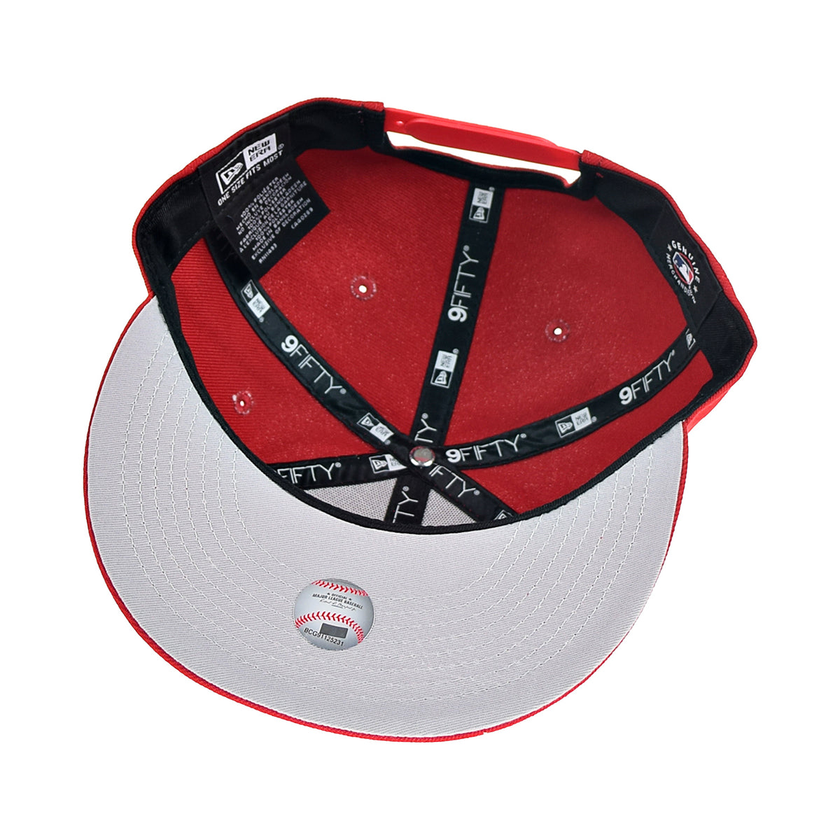 New Era Los Angeles Dodgers 9Fifty Men's Snapback Hat Scarlet Red