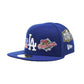 New Era Los Angeles Dodgers MLB World Champs Patch 59Fifty Fitted Men's Hat Blue