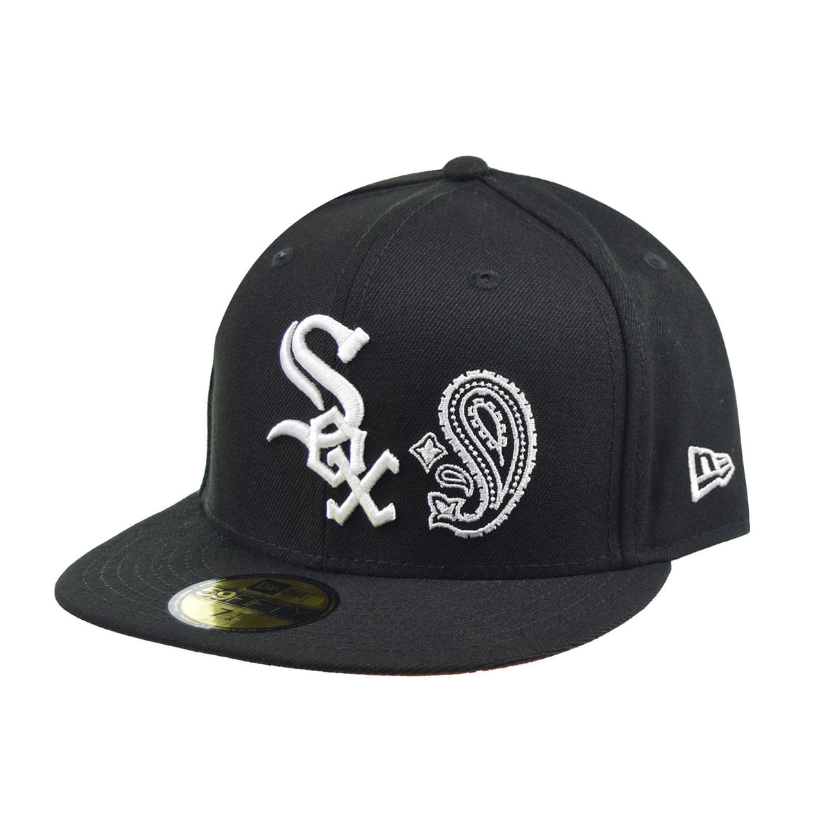 New Era Chicago White Sox "Paisley Pack/Bandana" 59Fifty Men's Fitted Hat Black