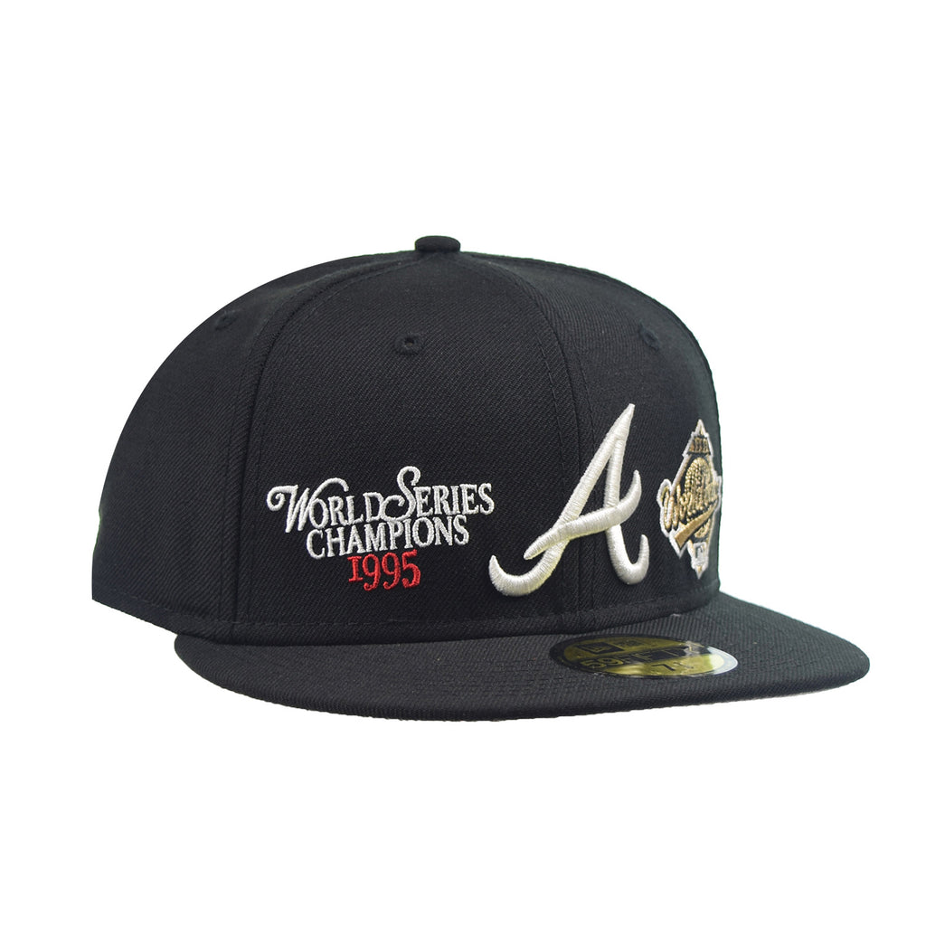 New Era 59Fifty Atlanta Braves Champions Men's Fitted Hat Black
