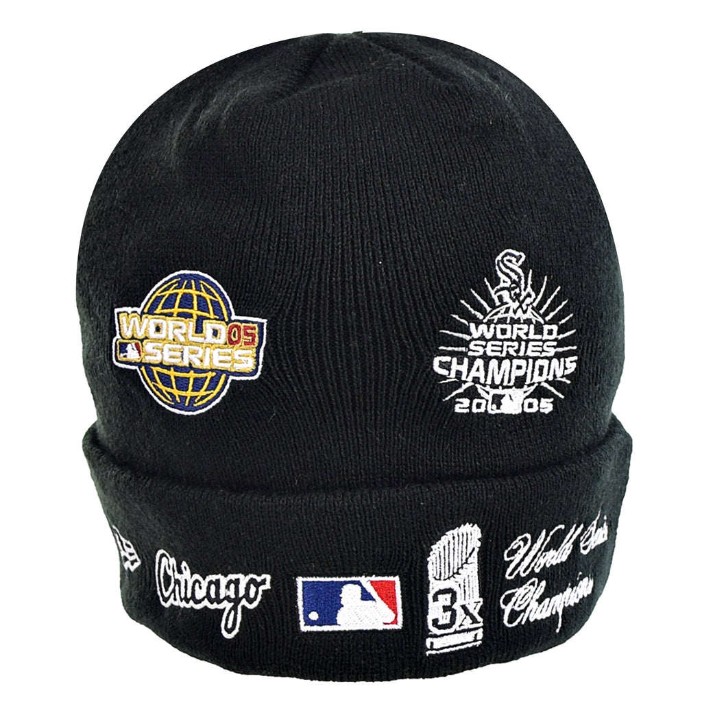 Chicago White Sox New Era 3x MLB World Series Champions 59FIFTY Fitted Hat  - Black