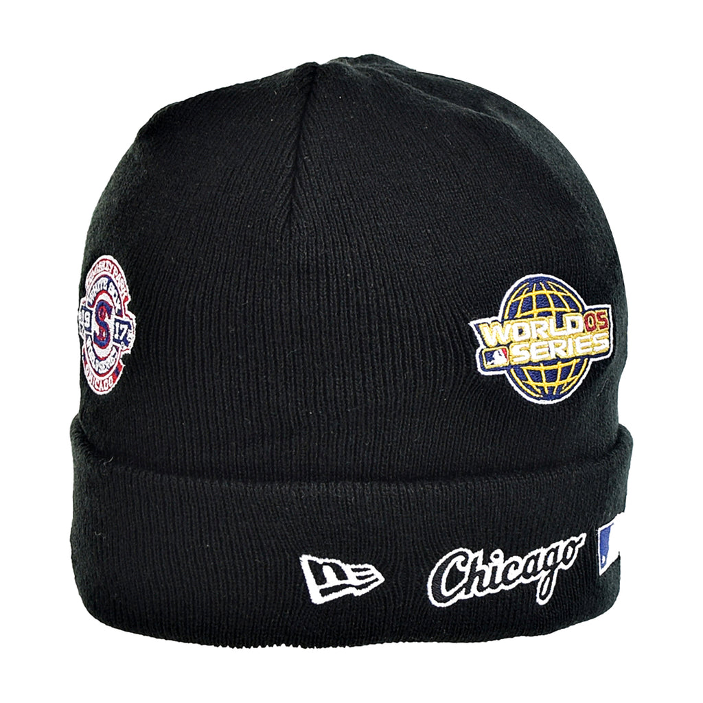 Chicago White Sox New Era 3x MLB World Series Champions 59FIFTY Fitted Hat  - Black