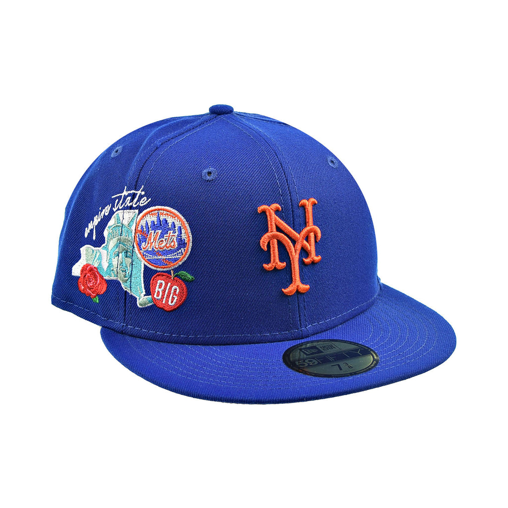 New Era New York Mets "City Cluster" 59Fifty Fitted Hat Blue-Orange-Multi