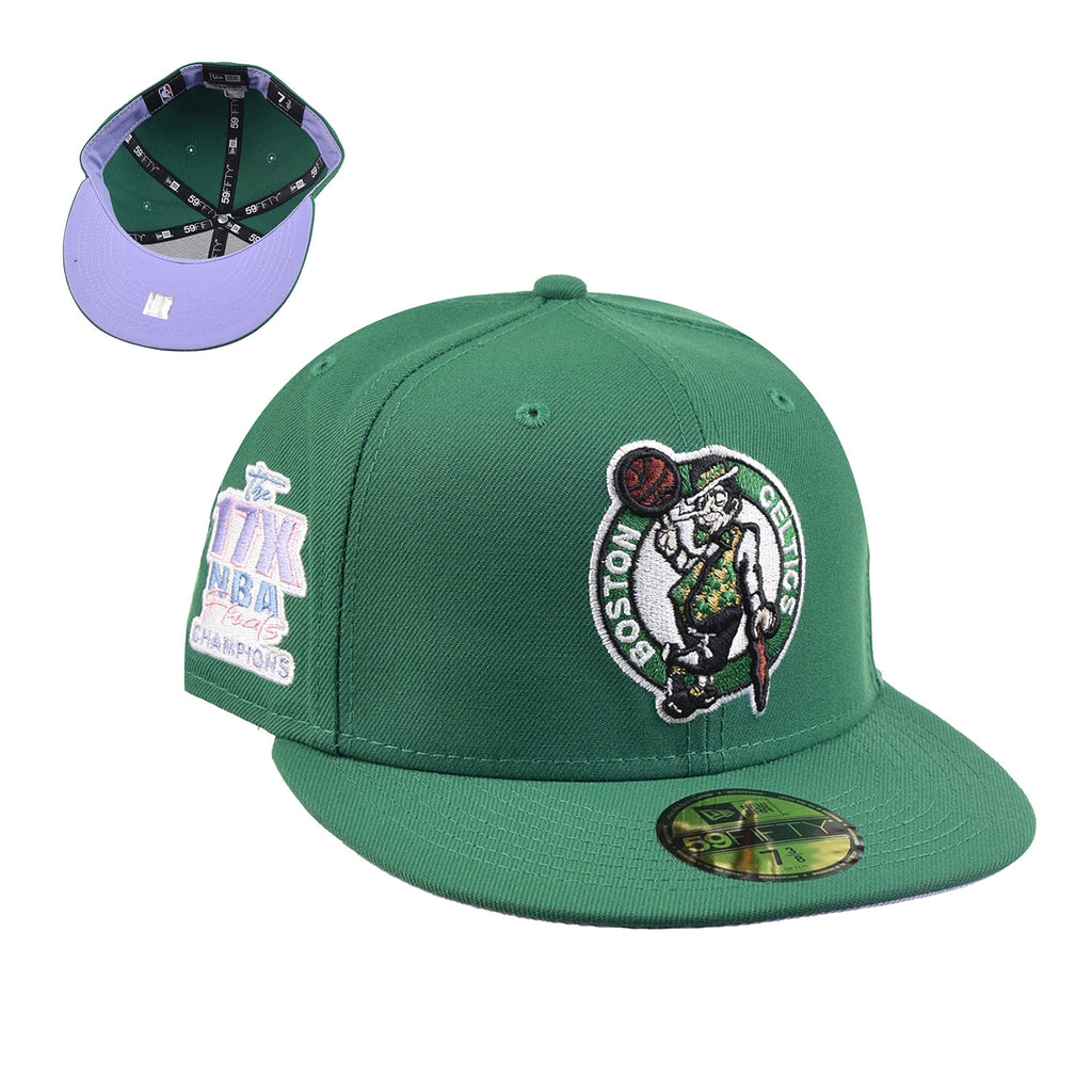 New Era Boston Celtics Pop Sweat 59Fifty Men's Fitted Hat Green-Lavender