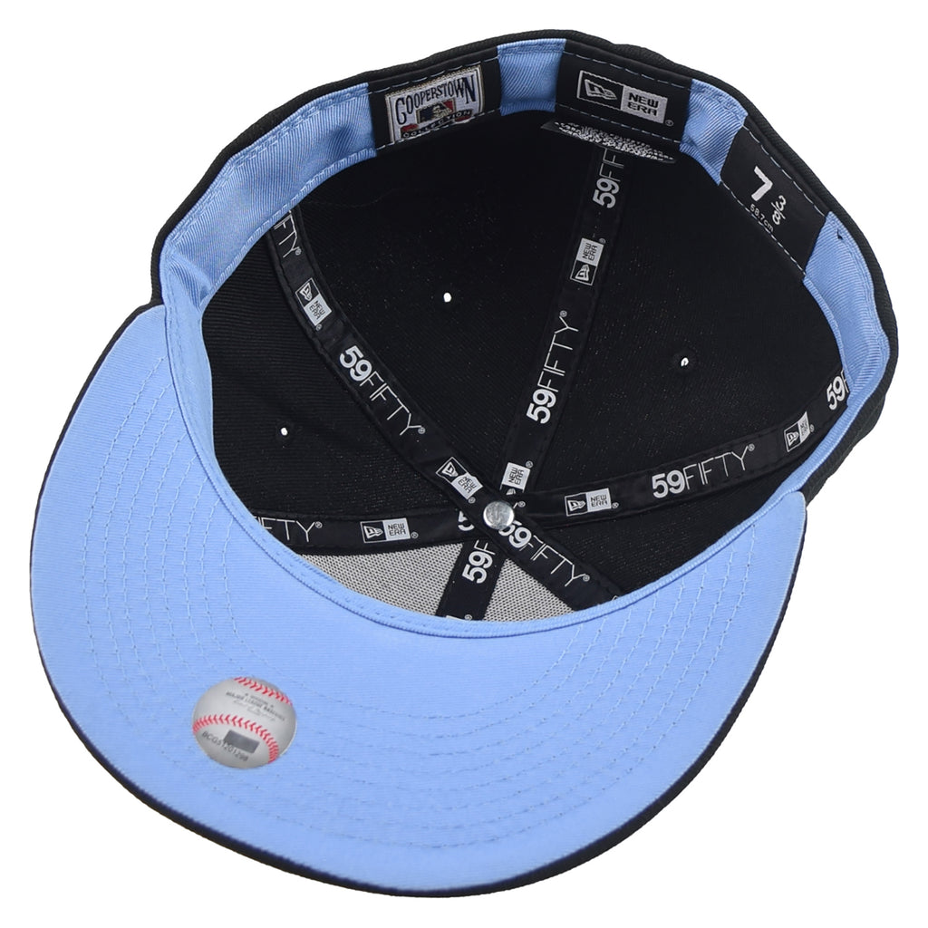 Florida Marlins Light Royal Blue Black New Era 59Fifty Fitted