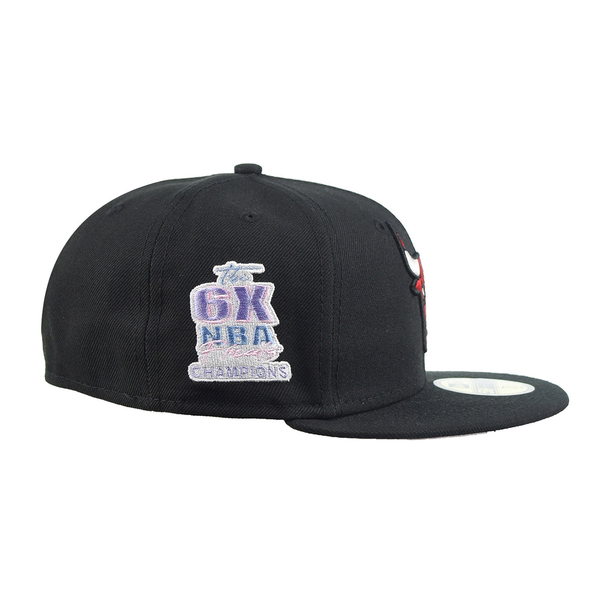 New Era Chicago Bulls Pop Sweat 59Fifty Men's Fitted Hat Black-Red-Pink