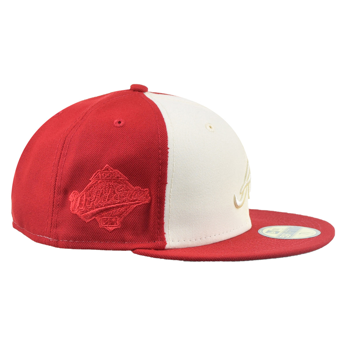 New Era Atlanta Braves Tonal 2-Tone 59Fifty Men's Fitted Hat Red-Cream 