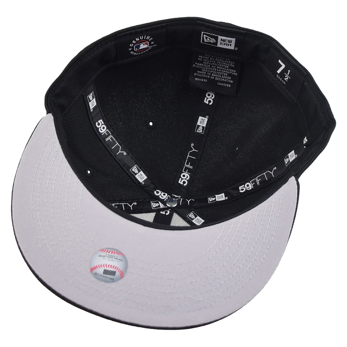 New Era Chicago White Sox Tonal 2-Tone 59Fifty Men's Fitted Hat Black-Cream