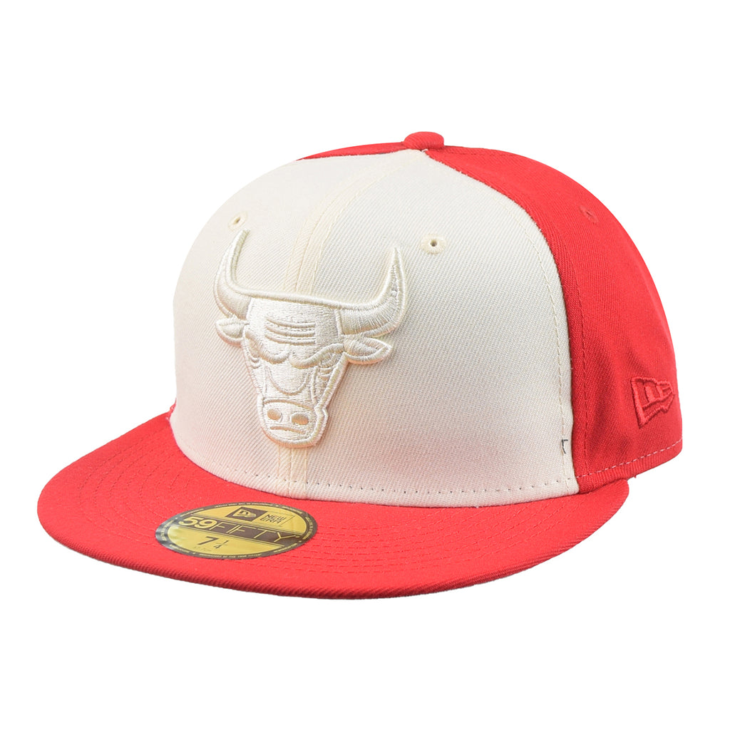 New Era Chicago Bulls Tonal 2-Tone 59Fifty Men's Fitted Hat Red-White