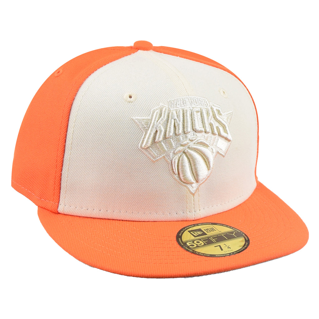 New Era New York Knicks Tonal 2-Tone 59Fifty Men's Fitted Hat Beige-Orange