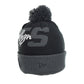 New Era Brooklyn Nets Confident Cuffed Knit Men's Pom Beanie Black-Gray