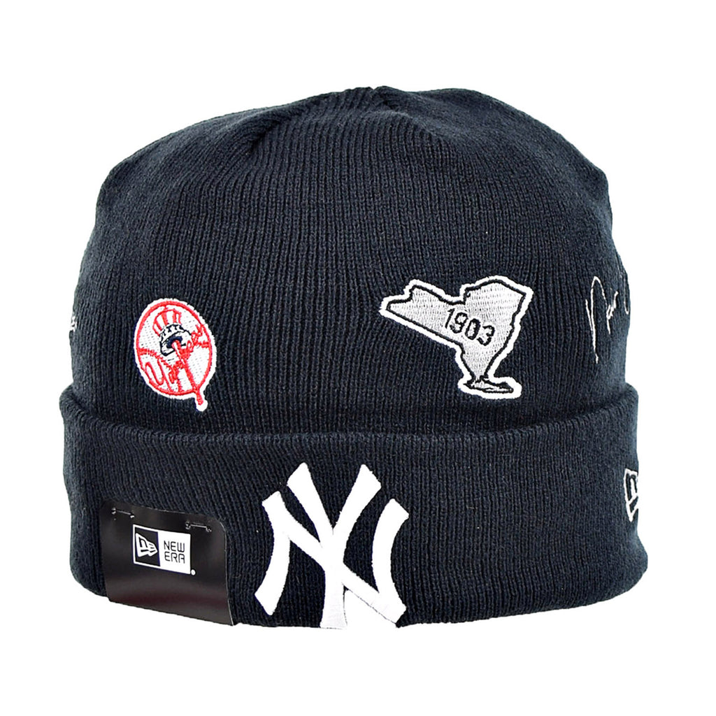 New Era MLB New York Yankees Knit Identity Men's Beanie Black